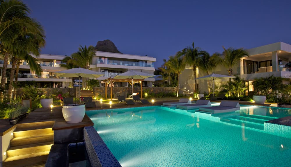 Beachfront 3-Bedroom Apartment with Lagoon Views â West Coast Mauritius